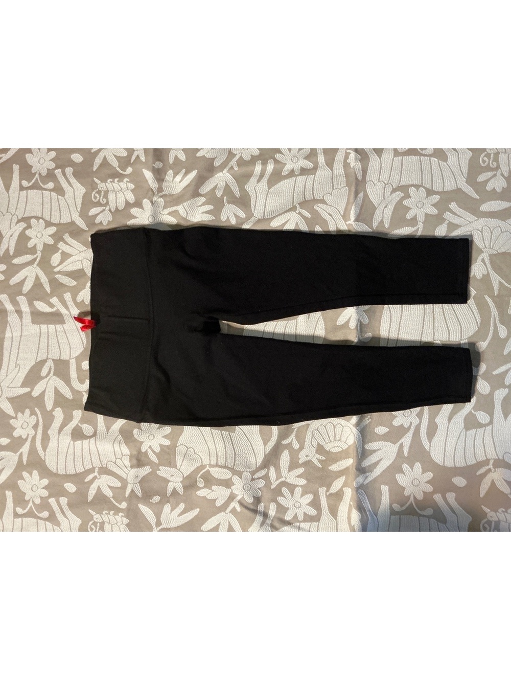 Spanx Black Leggings Mid Calf Sz Small